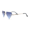 Kids Size Fun Bling Diamond Lens Rimless Party Shade Sunglasses