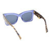 Womens Thick Plastic Horn Rim Squared Butterfly Fancy Fashion Sunglasses