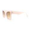 Womens Thick Plastic Horn Rim Squared Butterfly Fancy Fashion Sunglasses