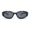 Trendy Oval Rectangular 90s Sport Styling Plastic Fashion Sunglasses