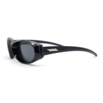 Trendy Oval Rectangular 90s Sport Styling Plastic Fashion Sunglasses