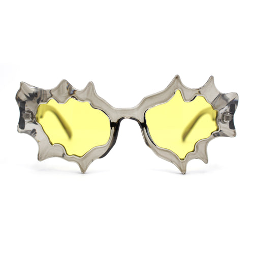 Womens Daring Radical Melting Plastic Cat Eye Runway Fashion Sunglasses