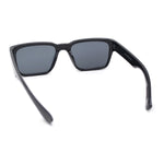 Mens Retro Hipster Narrow Rectangular Plastic Mod Fashion Sunglasses