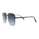 Womens Oversized Classy Minimal Rectangle Metal Rim Fashion Sunglasses