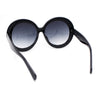 Womens Exaggerated Large Oversized Round Mod Fashion Plastic Sunglasses