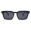 Mens Retro Vintage Rectangle Keyhole Bridge Plastic Fashion Sunglasses