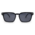 Mens Retro Vintage Rectangle Keyhole Bridge Plastic Fashion Sunglasses