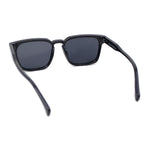 Mens Retro Vintage Rectangle Keyhole Bridge Plastic Fashion Sunglasses