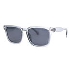 Mens Retro Vintage Rectangle Keyhole Bridge Plastic Fashion Sunglasses