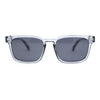 Mens Retro Vintage Rectangle Keyhole Bridge Plastic Fashion Sunglasses