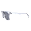 Mens Retro Vintage Rectangle Keyhole Bridge Plastic Fashion Sunglasses