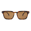 Mens Retro Vintage Rectangle Keyhole Bridge Plastic Fashion Sunglasses