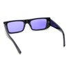 Womens Mod Square Rectangle Subtle Cat Eye Plastic Retro Sunglasses