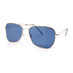 Concave Curved Metal Vintage Double Bridge Air Force Pilots Sunglasses