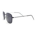 Dad Fashion Retro Classic Small Rounded Rectangle Metal Rim Sunglasses