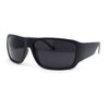 Mens Classic 90s Mad Dog Gangster Narrow Rectangle Plastic Sunglasses