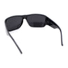 Mens Classic 90s Mad Dog Gangster Narrow Rectangle Plastic Sunglasses