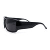 Mens Classic 90s Mad Dog Gangster Narrow Rectangle Plastic Sunglasses