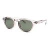 Mens Vintage Vibe Retro Hipster Keyhole Round Horn Rim Plastic Sunglasses