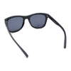 Kush Mens Rounded Rectangular Horn Rim Matte Sporty Plastic Sunglasses