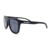 Kush Mens Rounded Rectangular Horn Rim Matte Sporty Plastic Sunglasses