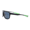 Mens Traditional 90s Classic Rectangle Sport Plastic Aerodynamic Sunglasses