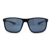 Mens Traditional 90s Classic Rectangle Sport Plastic Aerodynamic Sunglasses