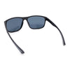 Mens Traditional 90s Classic Rectangle Sport Plastic Aerodynamic Sunglasses