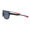 Mens Traditional 90s Classic Rectangle Sport Plastic Aerodynamic Sunglasses