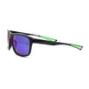 Mens Color Mirror 90s Classic Rectangle Sport Plastic Aerodynamic Sunglasses