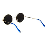 Mirrored Color Hippie Groove Round Circle Lens Retro Sunglasses