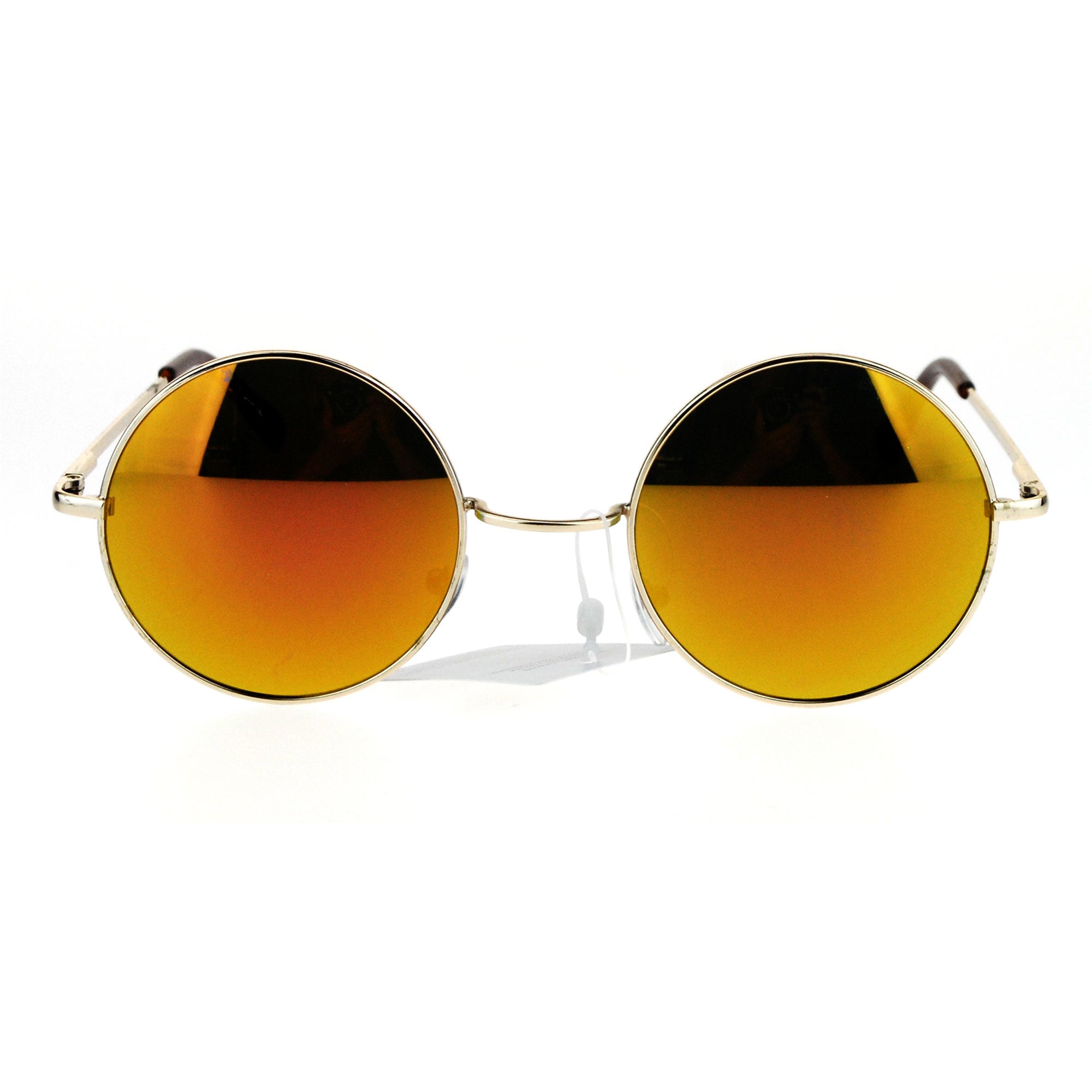 Cross Bar Round Mirrored Sunglasses - Pinkish Purple – L&T Secrets