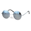 Mirrored Color Hippie Groove Round Circle Lens Retro Sunglasses