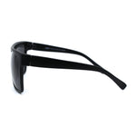 SA106 Limo All Black Flat Top Oversize Gangster Rectangular Shade Sunglasses