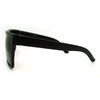 SA106® All Black Lemo Super Dark Flat Top Mob Oversized Rectangular Sunglasses