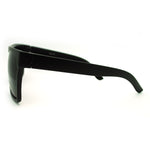 SA106® All Black Lemo Super Dark Flat Top Mob Oversized Rectangular Sunglasses