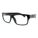 Black Simple and Clean Classic Plasitc Narrow Lens Optical Glasses Frame