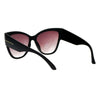 SA106 Womens Thick Plastic Arm Horn Rim Cat Eye Sunglasses