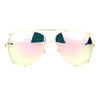 SA106 Revo Futurism Vintage Style Aviator Luxury Chic Sunglasses