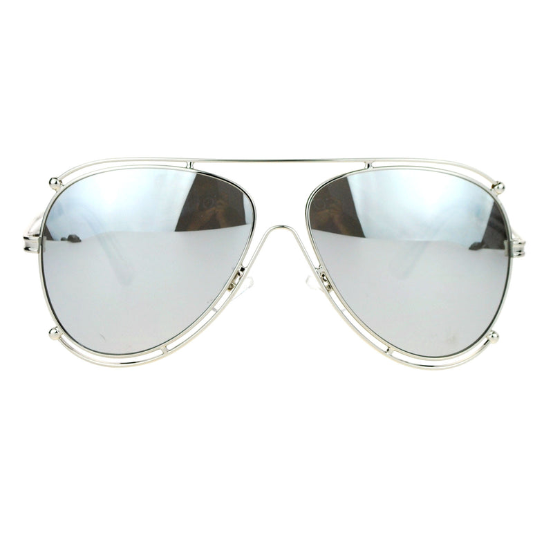 SA106 Revo Futurism Vintage Style Aviator Luxury Chic Sunglasses