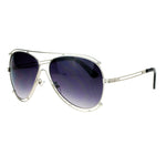 SA106 Revo Futurism Vintage Style Aviator Luxury Chic Sunglasses