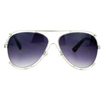 SA106 Revo Futurism Vintage Style Aviator Luxury Chic Sunglasses