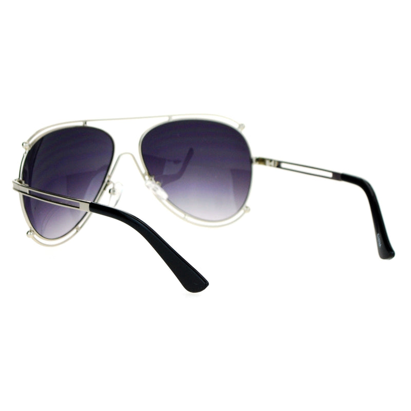 SA106 Revo Futurism Vintage Style Aviator Luxury Chic Sunglasses