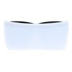 Unique Collapsible Sun Visor Horn Rim Hipster Plastic Sunglasses