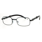 SA106 Art Nouveau Vintage Style Rectangular Metal Frame Eye Glasses