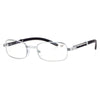 SA106 Art Nouveau Vintage Style Rectangular Metal Frame Eye Glasses