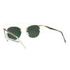 SA106 Womens Flat Top Metal Half Horn Rim Rimless Sunglasses