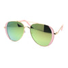 Womens Luxury Officer Cop Tear Drop Style Fashion Sunglasses