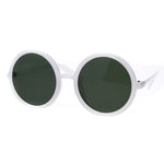 Womens Wizard Round Circle Lens Plastic Mod Fashion Sunglasses