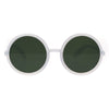 Womens Wizard Round Circle Lens Plastic Mod Fashion Sunglasses